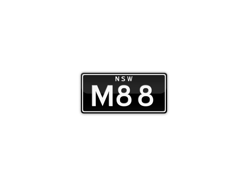 M88 Number Plates For Sale, NSW MrPlates