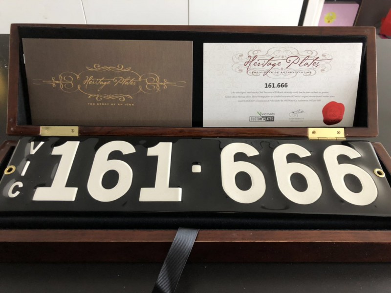 161666 (VIC HERITAGE 161666) Number Plates For Sale, VIC MrPlates