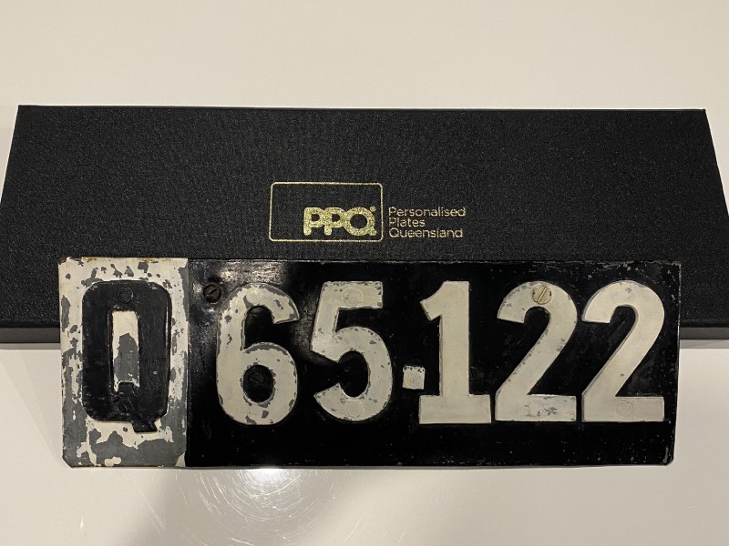 Q65122 (QLD Heritage Number Plate Q65122) Number Plates For Sale, QLD