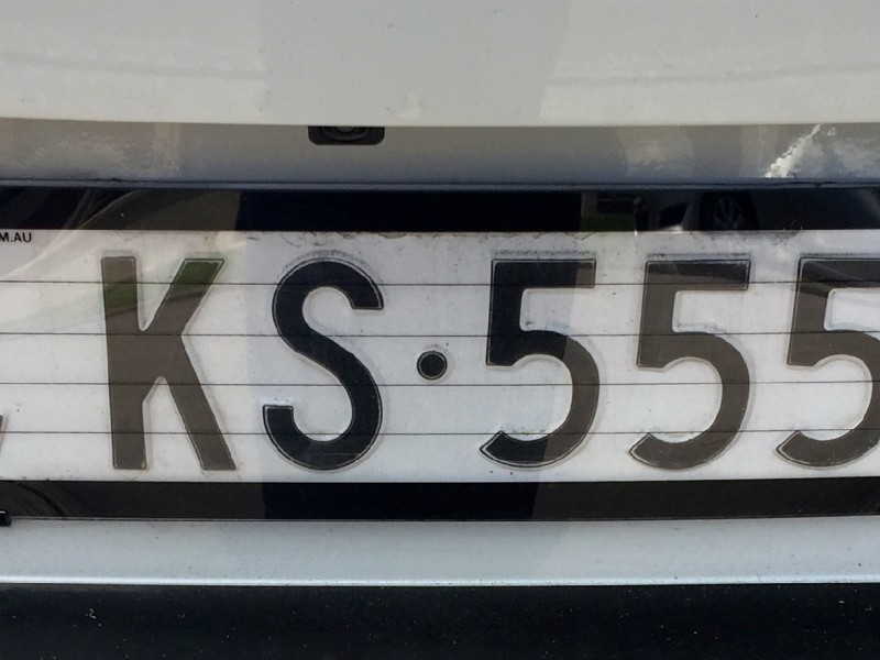 KS555 Number Plates For Sale, NSW MrPlates