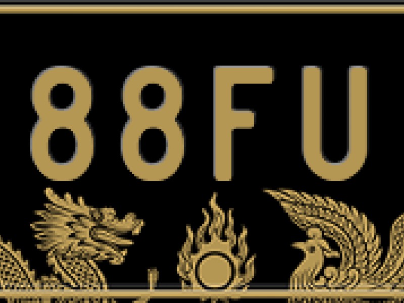 88FU (Lucky 88 Fortune) Number Plates For Sale, NSW - MrPlates