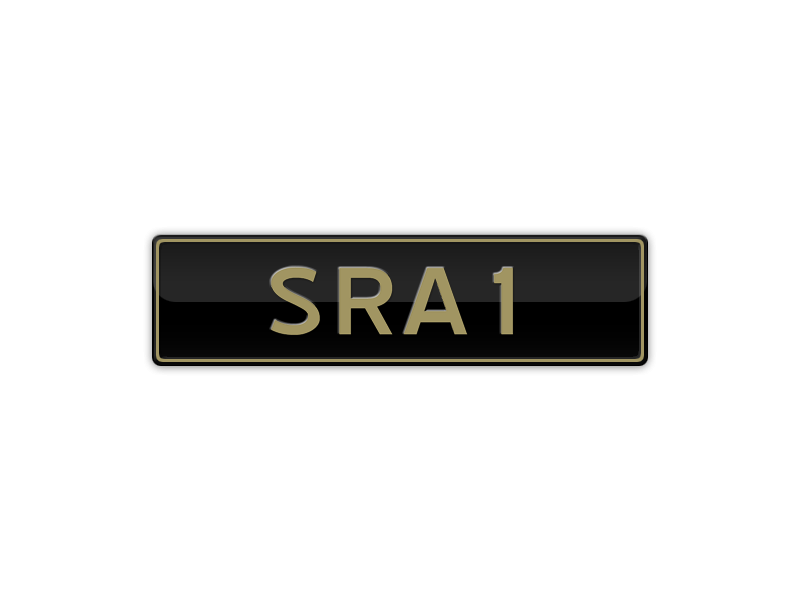 SRA1 Number Plates For Sale, NSW - MrPlates