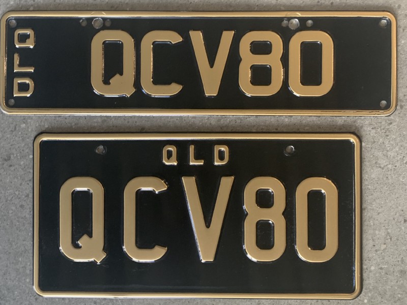Qcv80 Number Plates For Sale Qld Mrplates