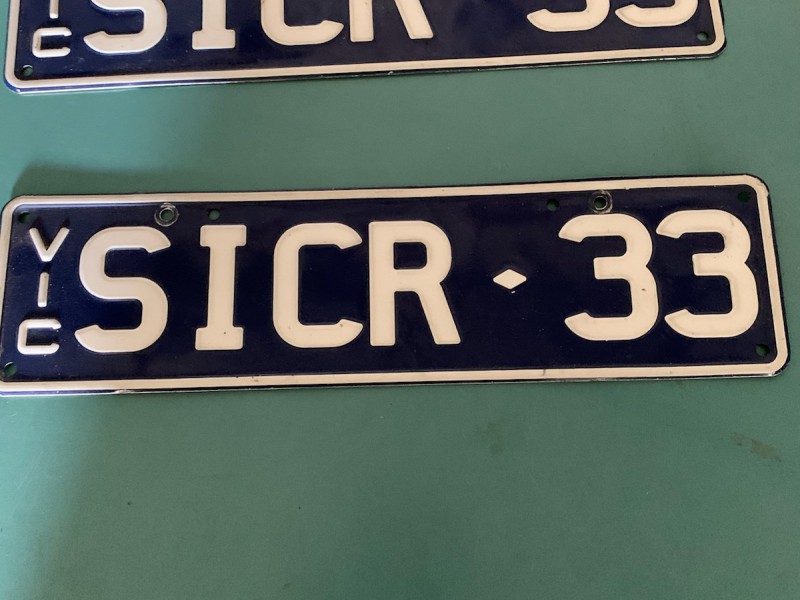 SIC R33 (Sick R33 Skyline) Number Plates For Sale, VIC - MrPlates