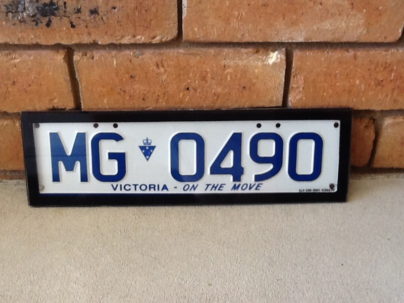 MG 0490 Number Plates For Sale, VIC MrPlates