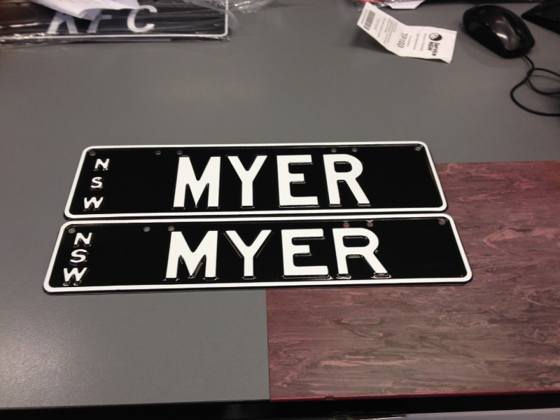 MYER Number Plates For Sale, NSW MrPlates