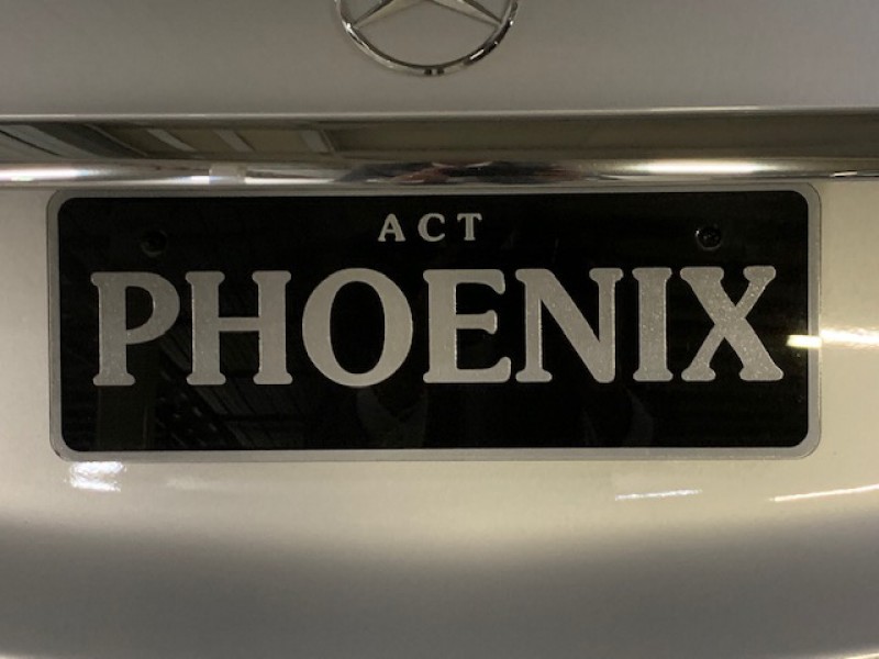 PHOENIX Number Plates For Sale, ACT MrPlates