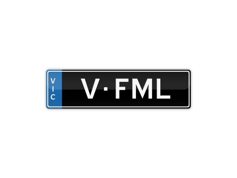 V·fml Self Explanatory Number Plates For Sale Vic Mrplates