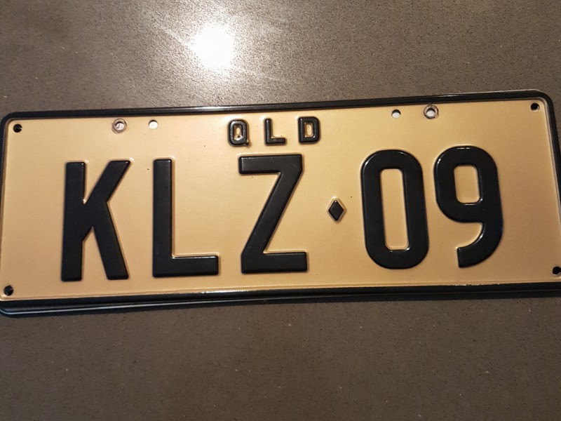 KLZ09 Number Plates For Sale, QLD MrPlates