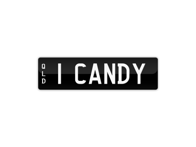 1 CANDY (Eye Candy) Number Plates For Sale, QLD MrPlates