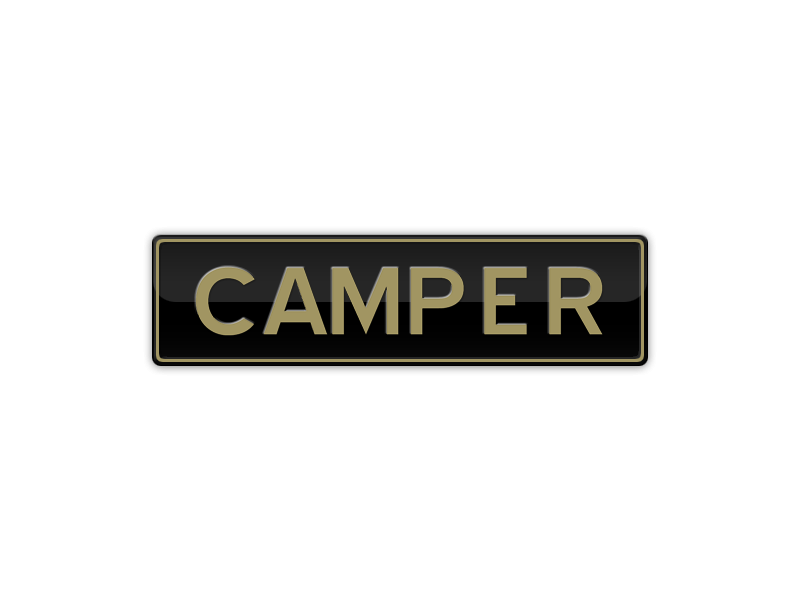 CAMPER Number Plates For Sale, SA MrPlates