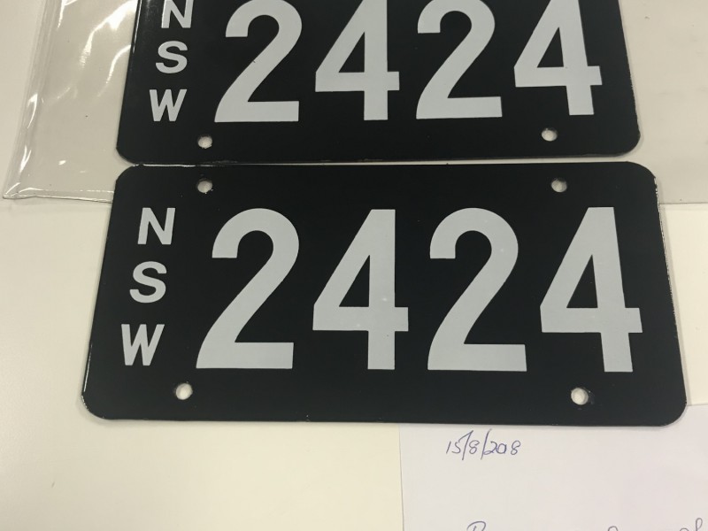 2424 (Great Heritage Plate) Number Plates For Sale, NSW MrPlates