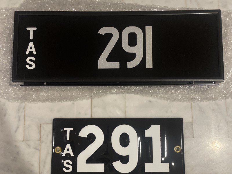 291 Number Plates For Sale, TAS MrPlates
