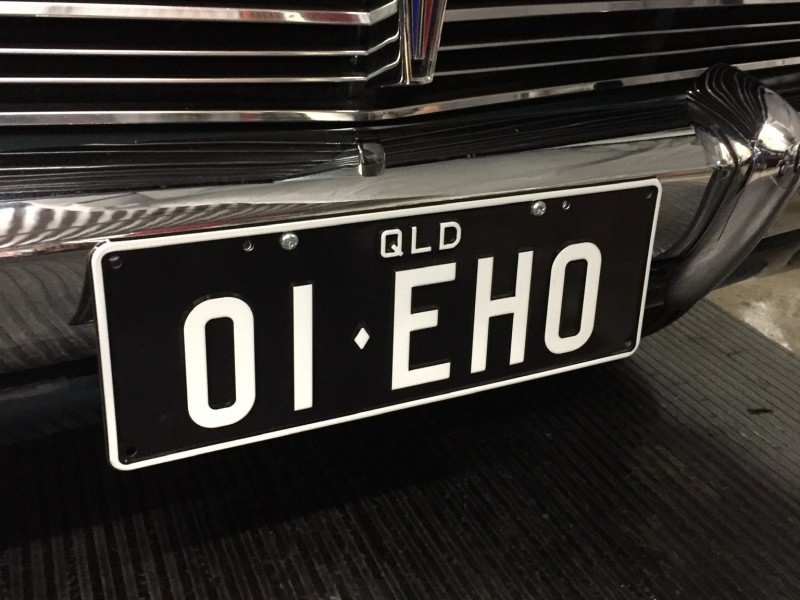 01EHO Number Plates For Sale, QLD MrPlates