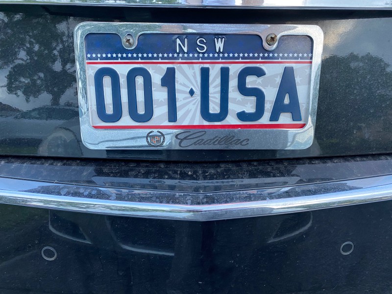 001USA (FIRST IN THE U.S.A.) Number Plates For Sale, NSW MrPlates