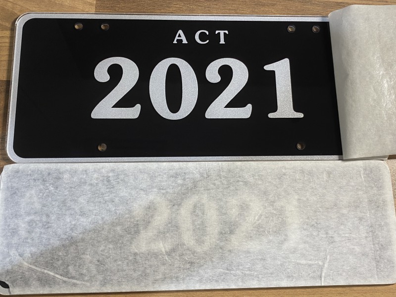 2021 (YEAR OF 2021) Number Plates For Sale, ACT MrPlates