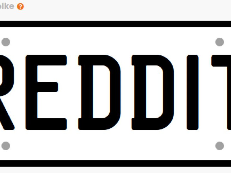 REDDIT (Reddit Online Forum) Number Plates For Sale MrPlates