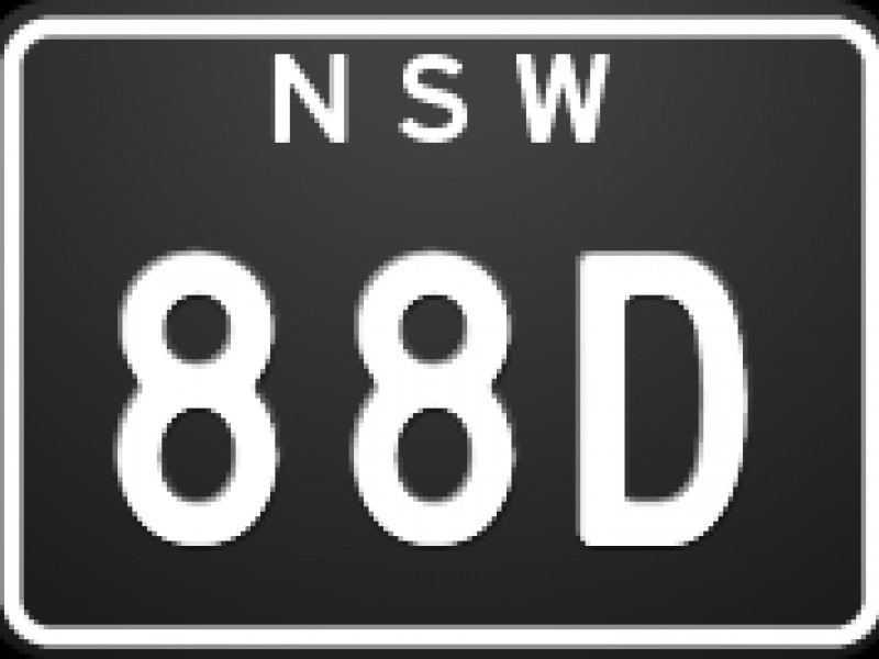88D (2 Number 1 Letter) Number Plates For Sale, NSW MrPlates