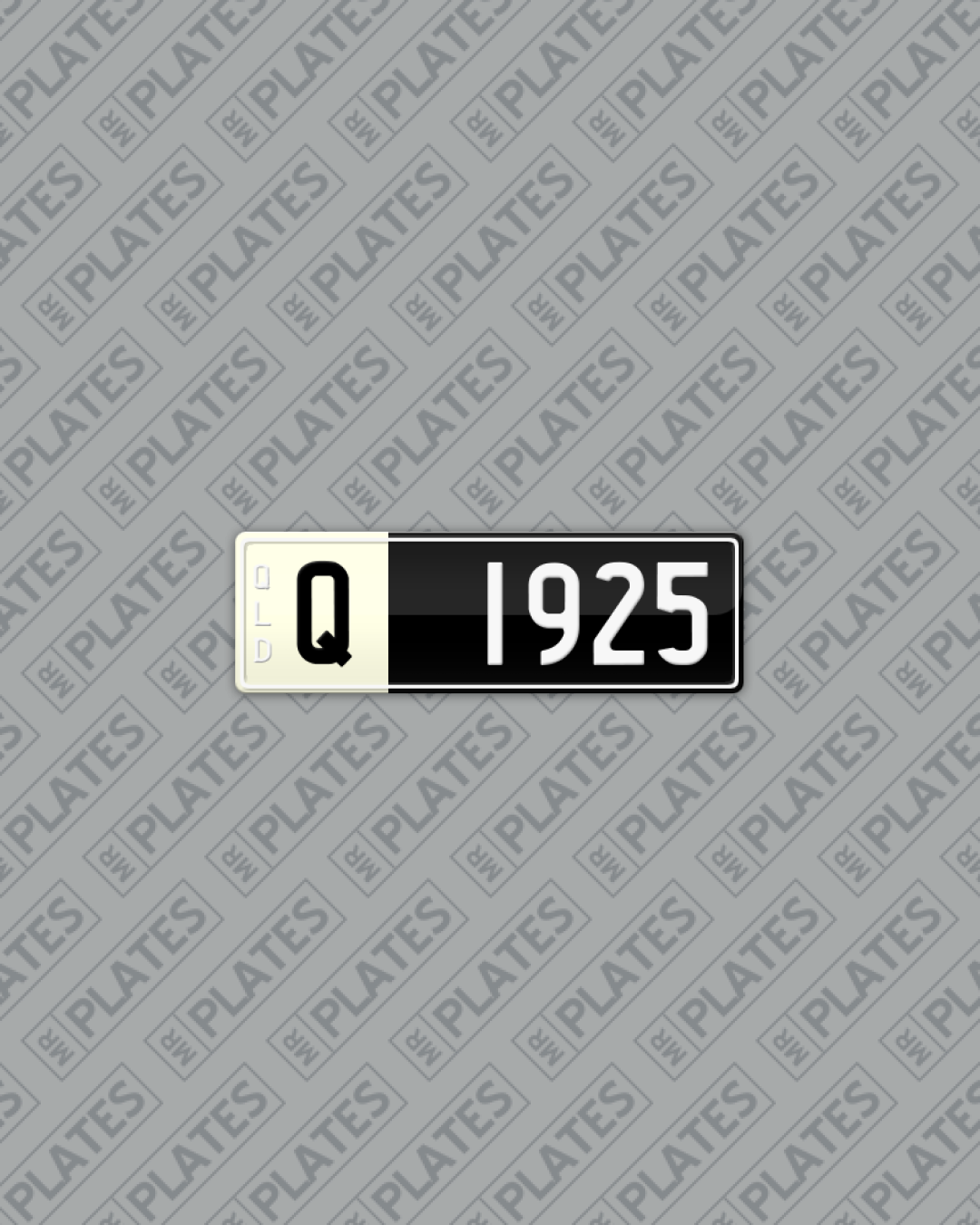 Q 1925 Number Plates For Sale, QLD - MrPlates