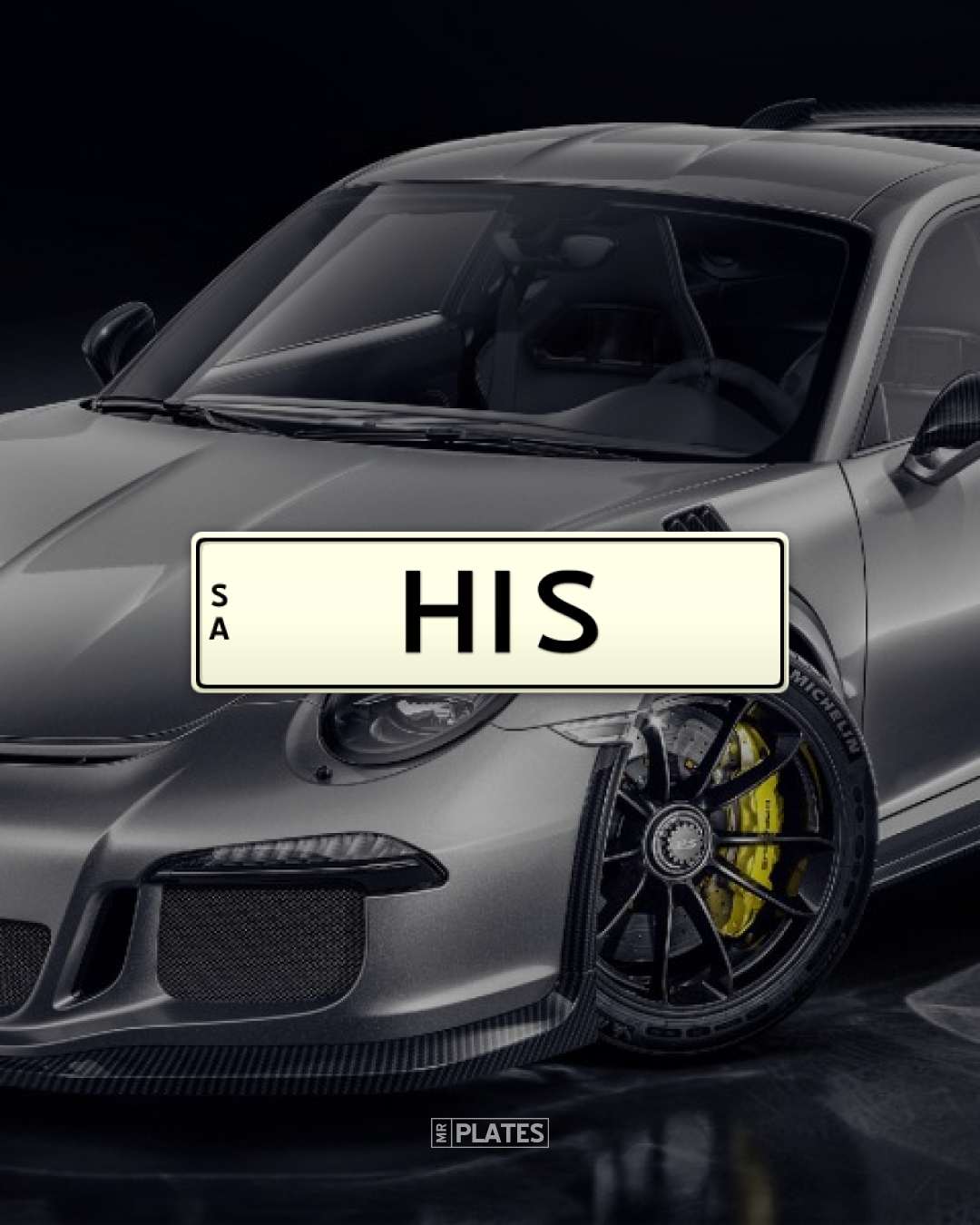 HIS (A Bold, Personal Statement Of Ownership) Number Plates For Sale ...