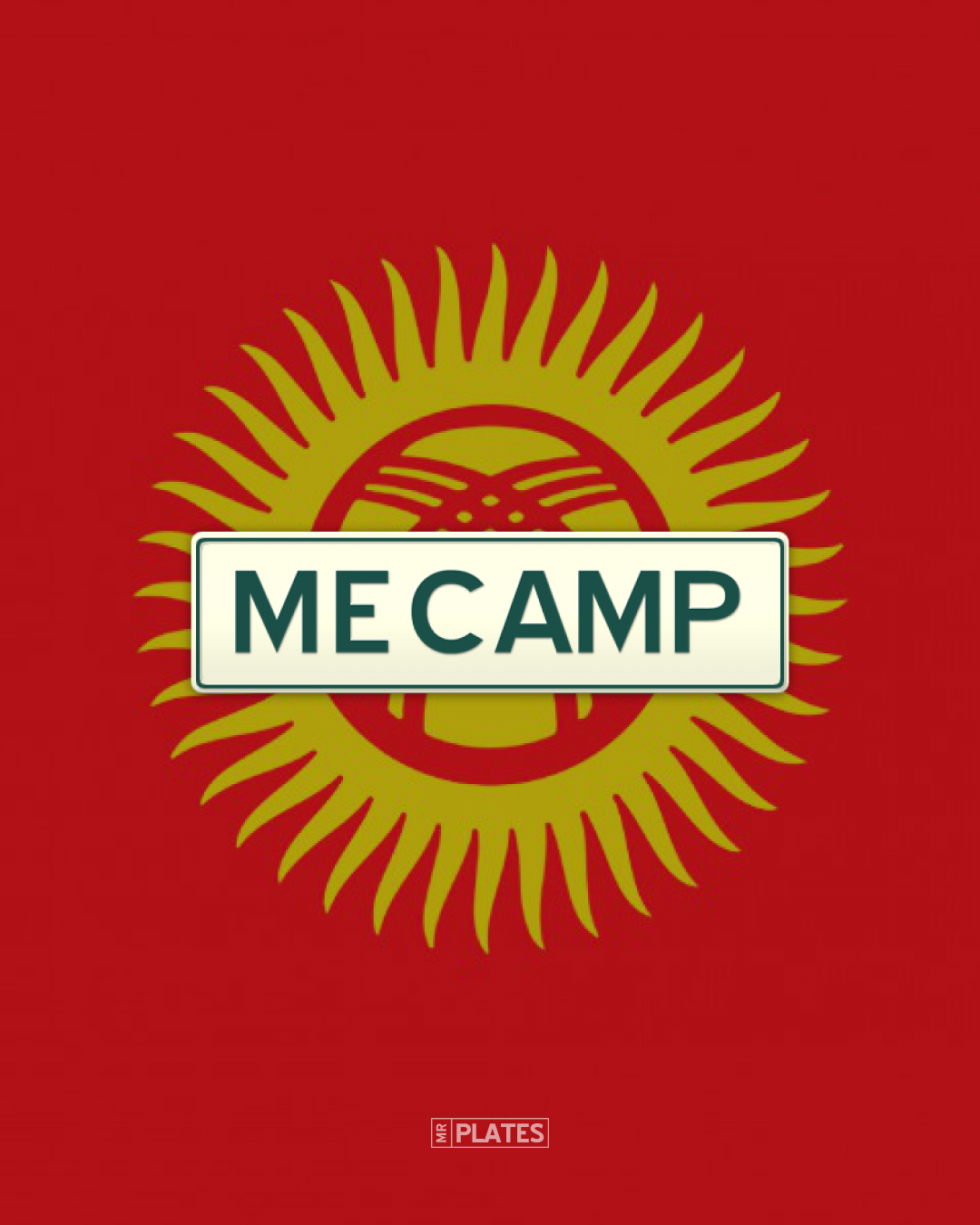 MECAMP (Me Camping) Number Plates For Sale, VIC MrPlates