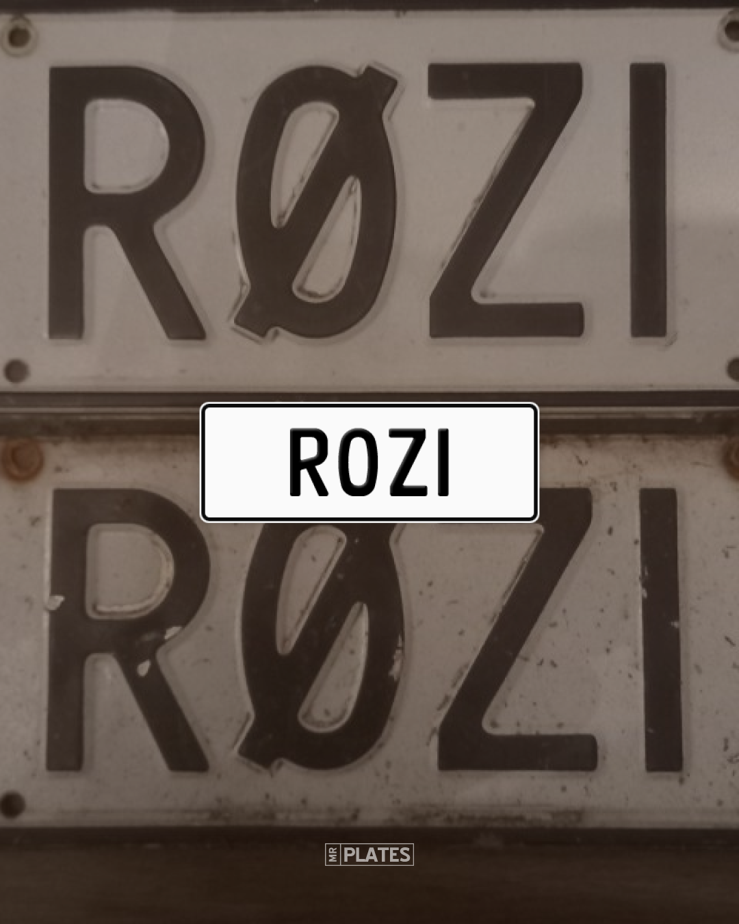 ROZI Number Plates For Sale - MrPlates