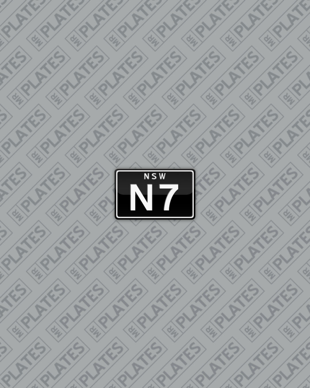 N7 (N3 N8) Number Plates For Sale, NSW MrPlates