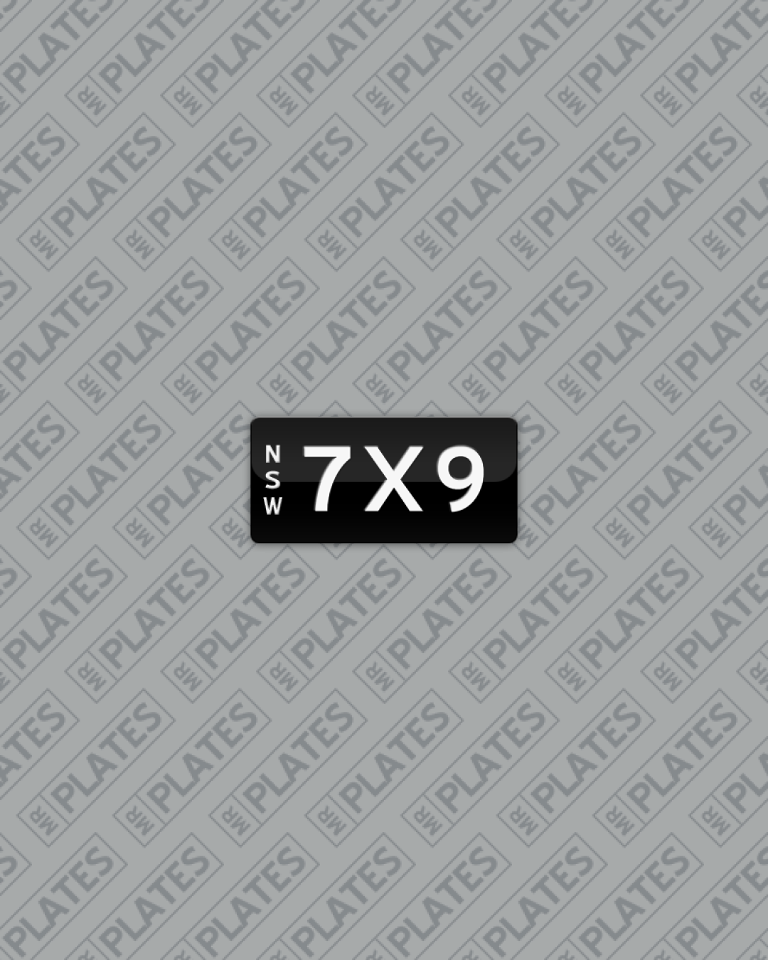 7X9 Number Plates For Sale, NSW - MrPlates