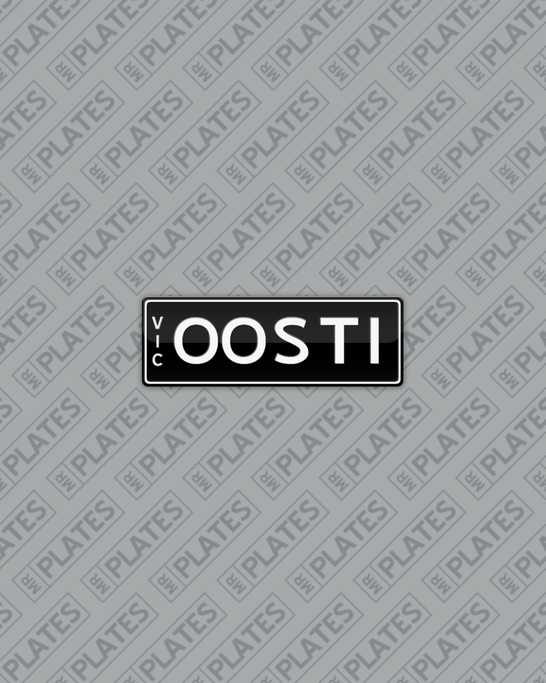 OOSTI Oosti Slimline Number Plates For Sale VIC MrPlates oosti-oosti-slimline-number-plates-for-sale-vic-mrplates