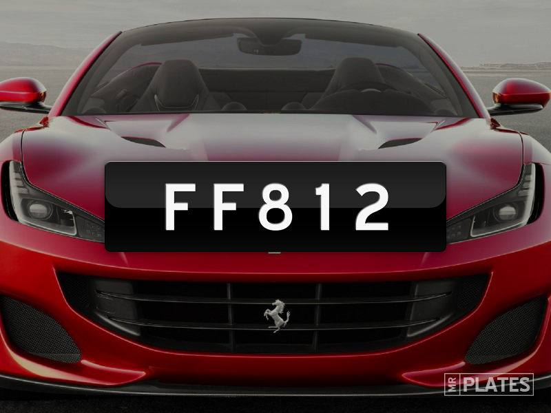 FF812 (Ferrari F812) Number Plates For Sale, WA