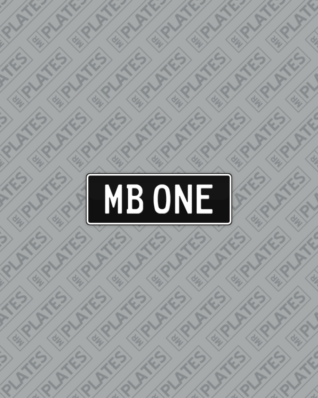Pl Number Plate Format MB ONE (MB ONE – Premium Mercedes-Benz Number Pl) Number Plates For ...