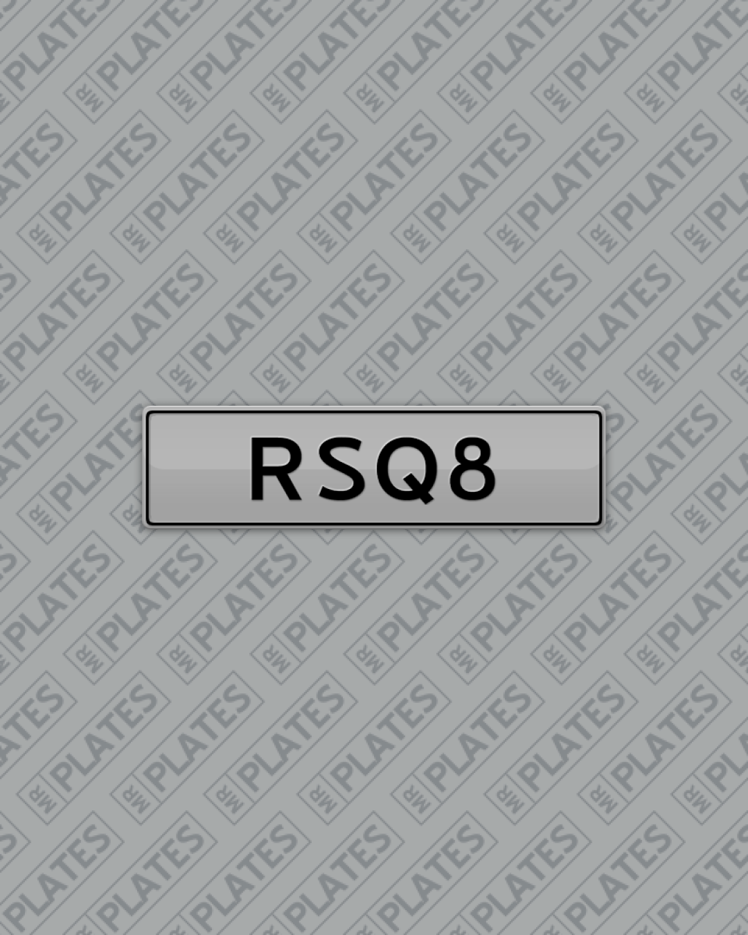 Square Number Plate Rsa RSQ8 Number Plates For Sale, SA - MrPlates