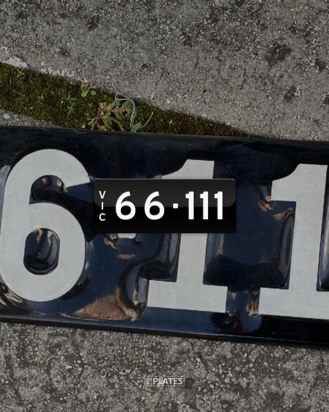 66·111 (66111) Number Plates For Sale, VIC MrPlates