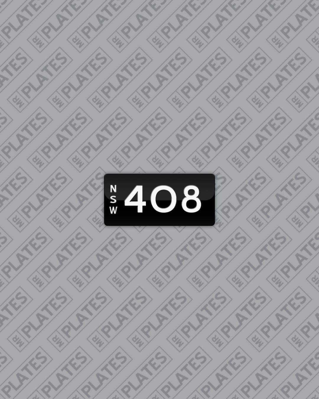 4O8 Number Plates For Sale, NSW MrPlates
