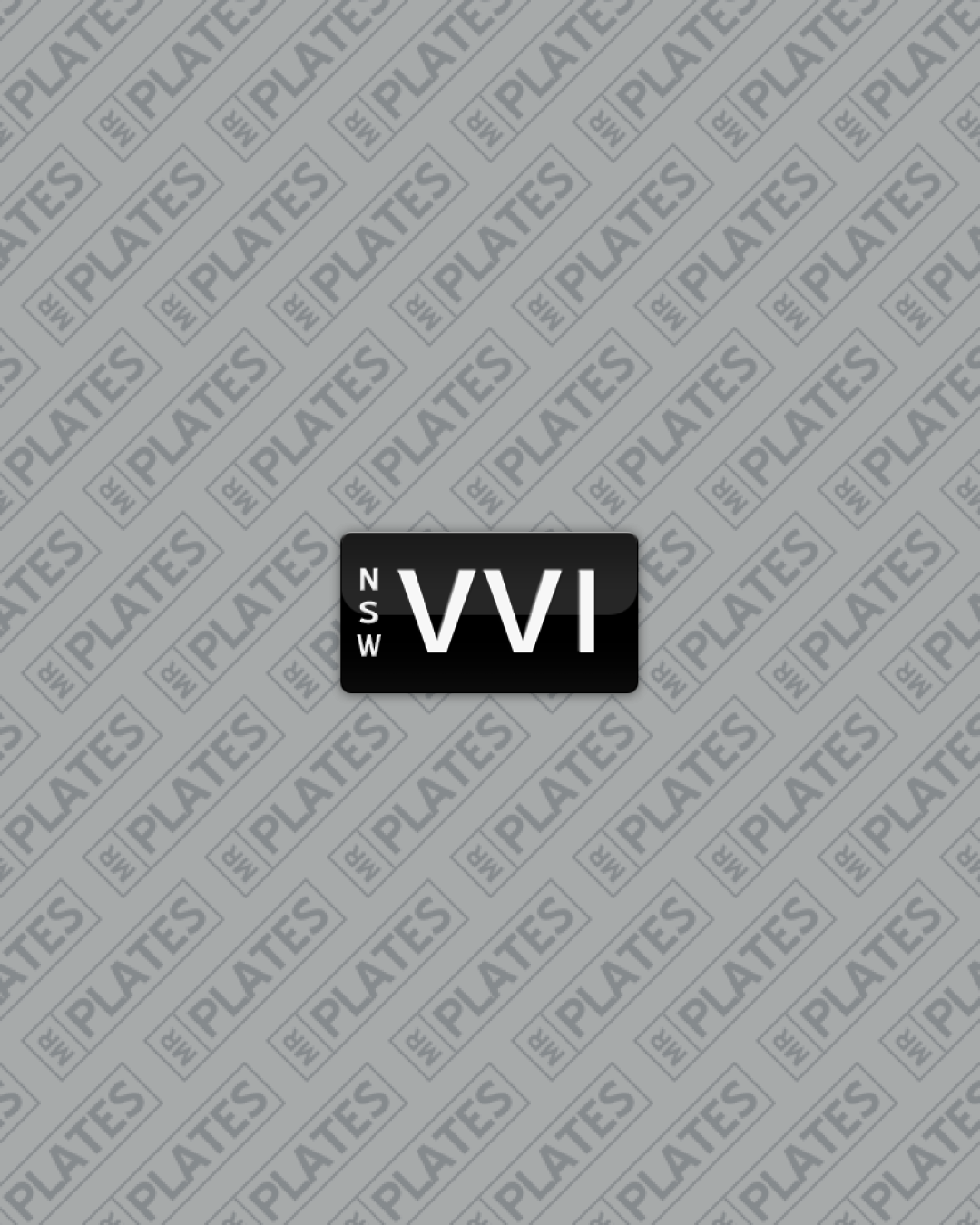 VVI Number Plates For Sale, NSW - MrPlates