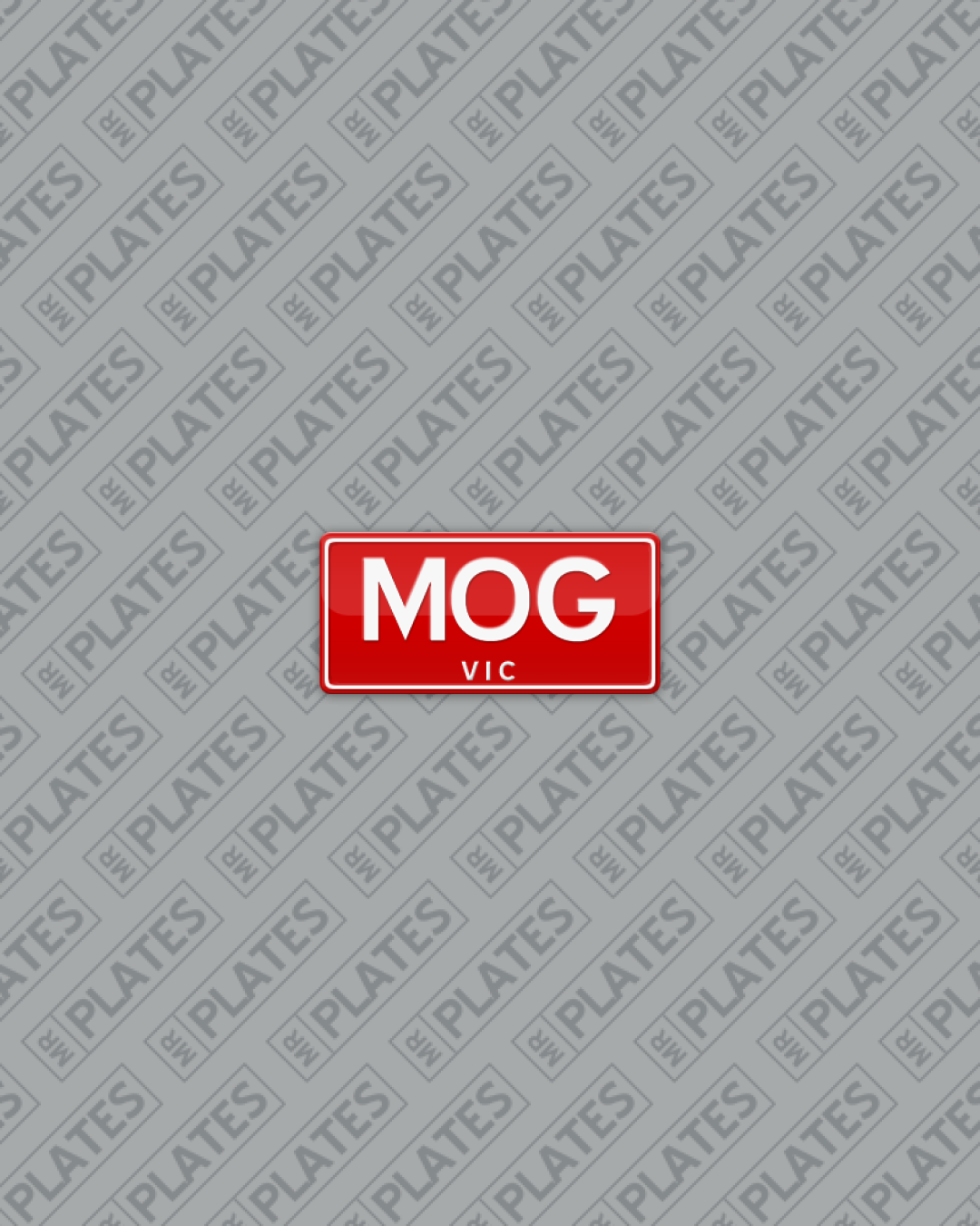 MOG (MOGGING) Number Plates For Sale, VIC - MrPlates