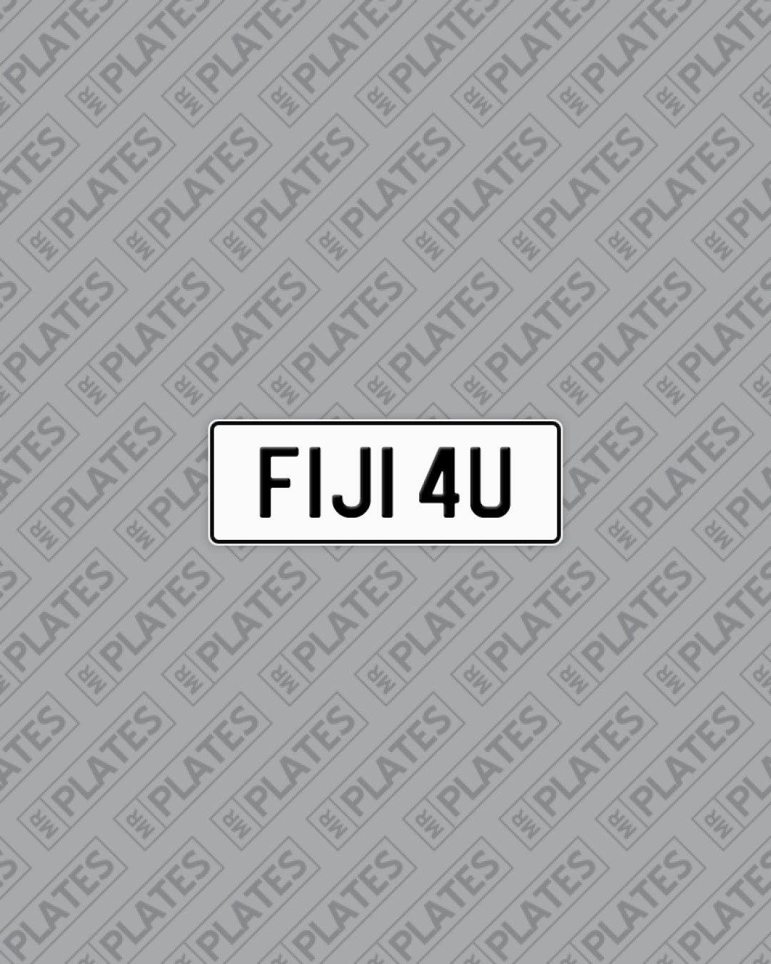 FIJI 4U (FIJI 4 U) Number Plates For Sale - MrPlates