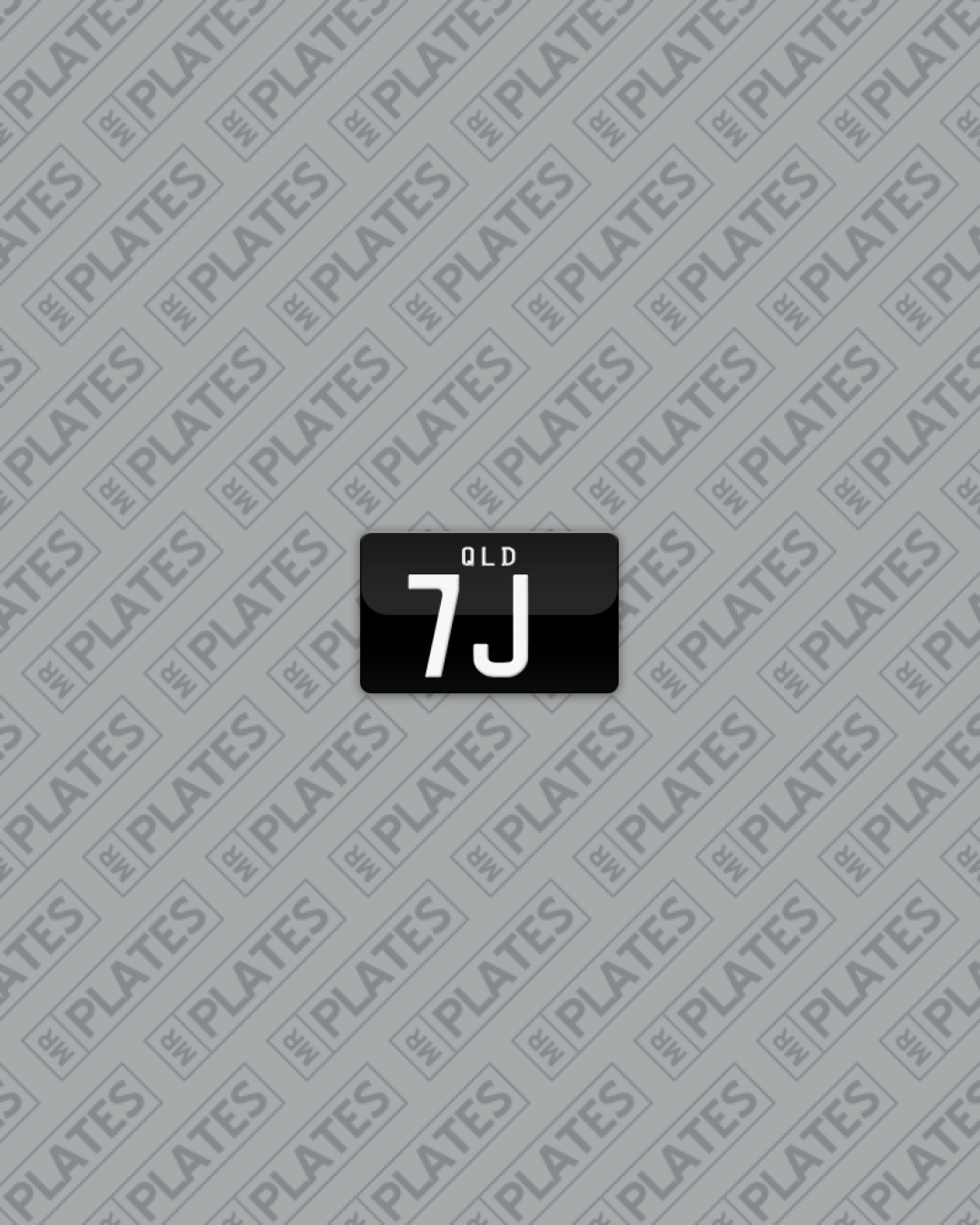 7J (7J) Number Plates For Sale, QLD - MrPlates