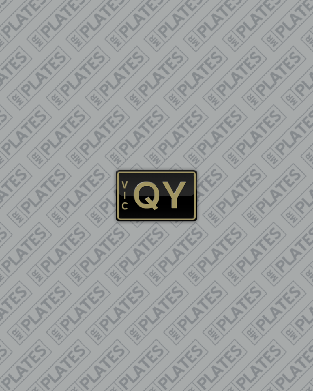 QY Number Plates For Sale, VIC MrPlates