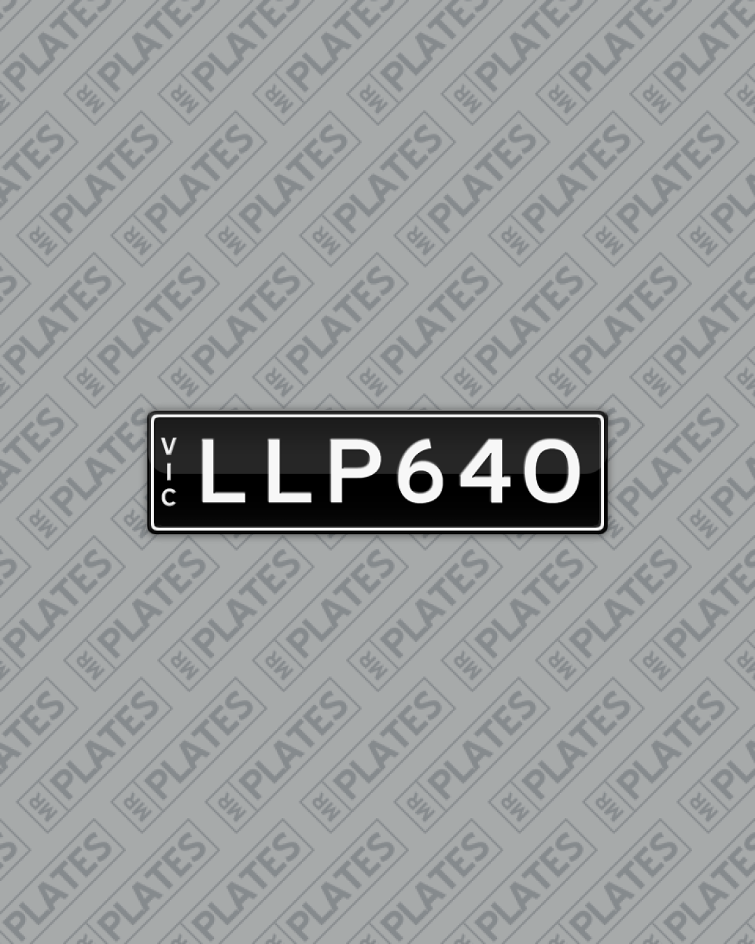 LLP640 Number Plates For Sale, VIC - MrPlates