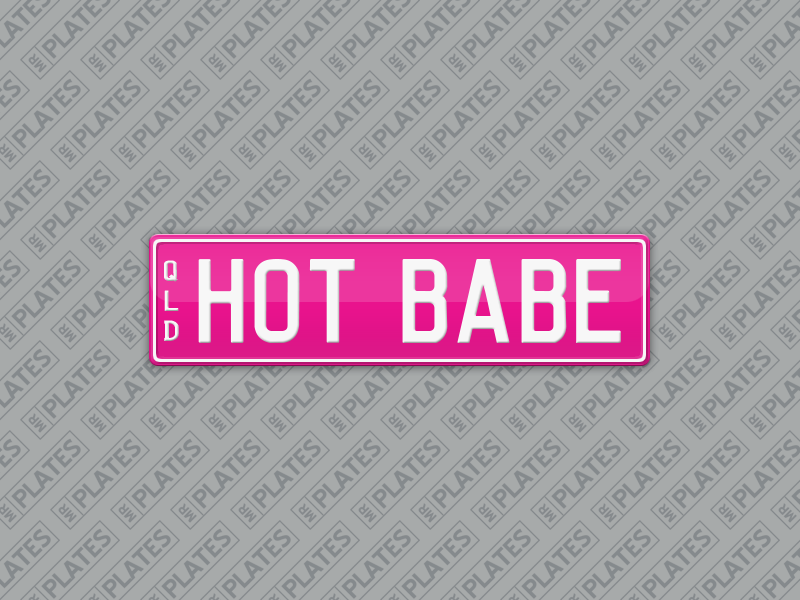 Hot Babe Number Plates For Sale Qld Mrplates