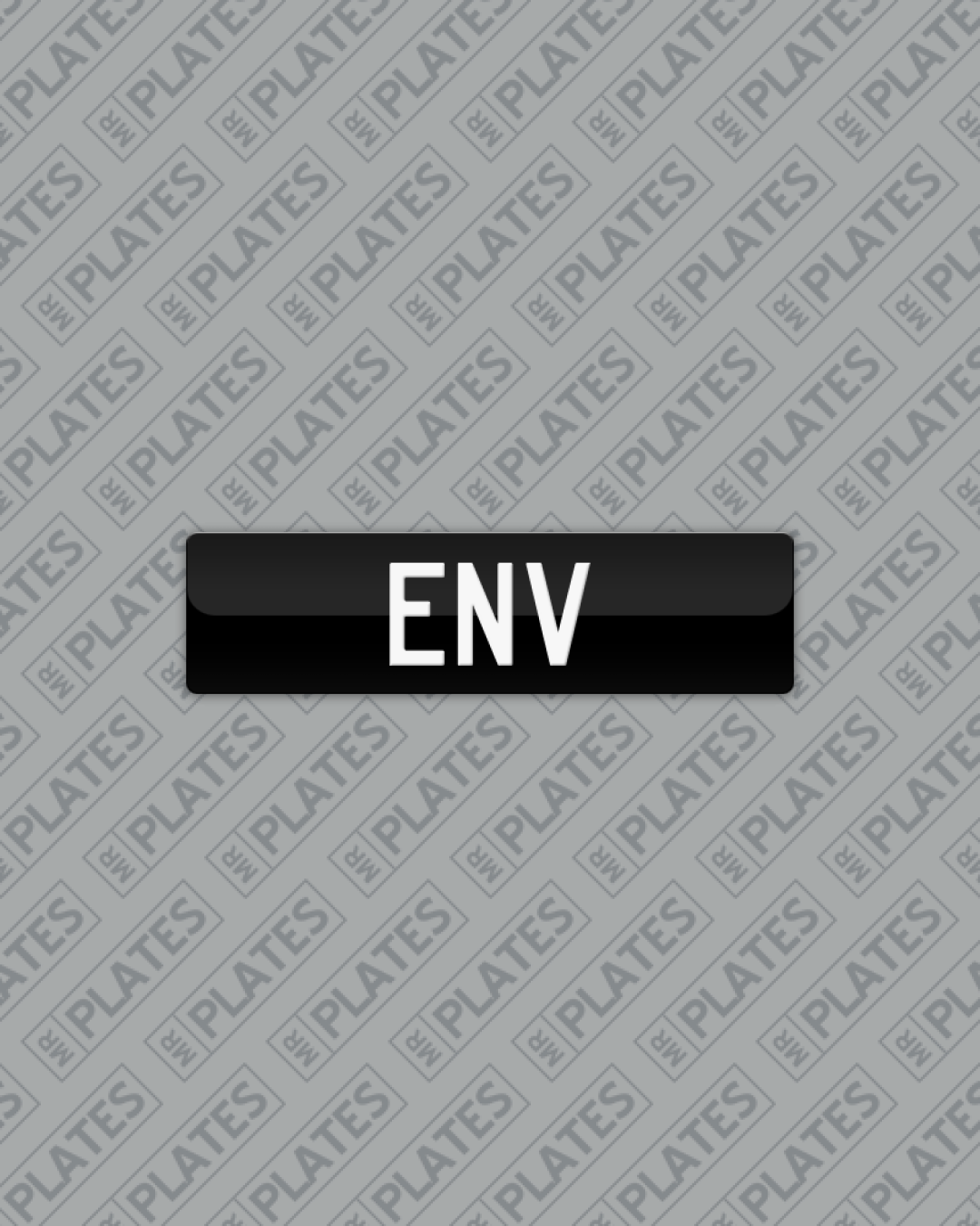 ENV (Envious) Number Plates For Sale, QLD - MrPlates