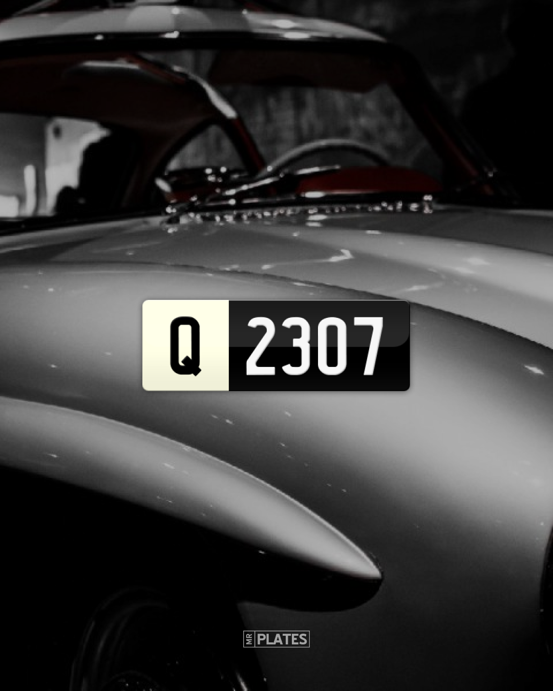 Number 2307 Q2307 Number Plates For Sale, QLD - MrPlates