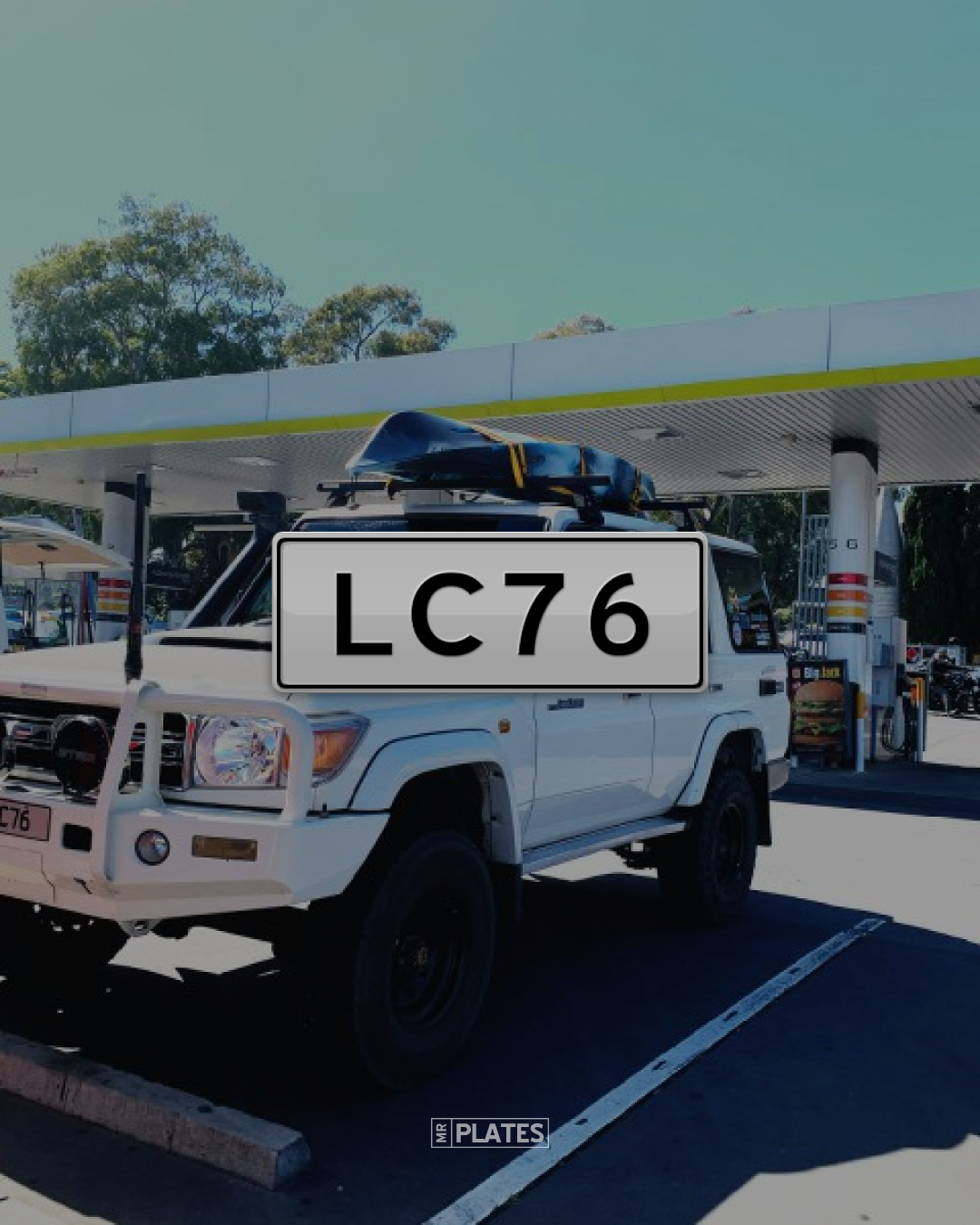 LC76 (Landcruiser 76series) Number Plates For Sale, SA - MrPlates