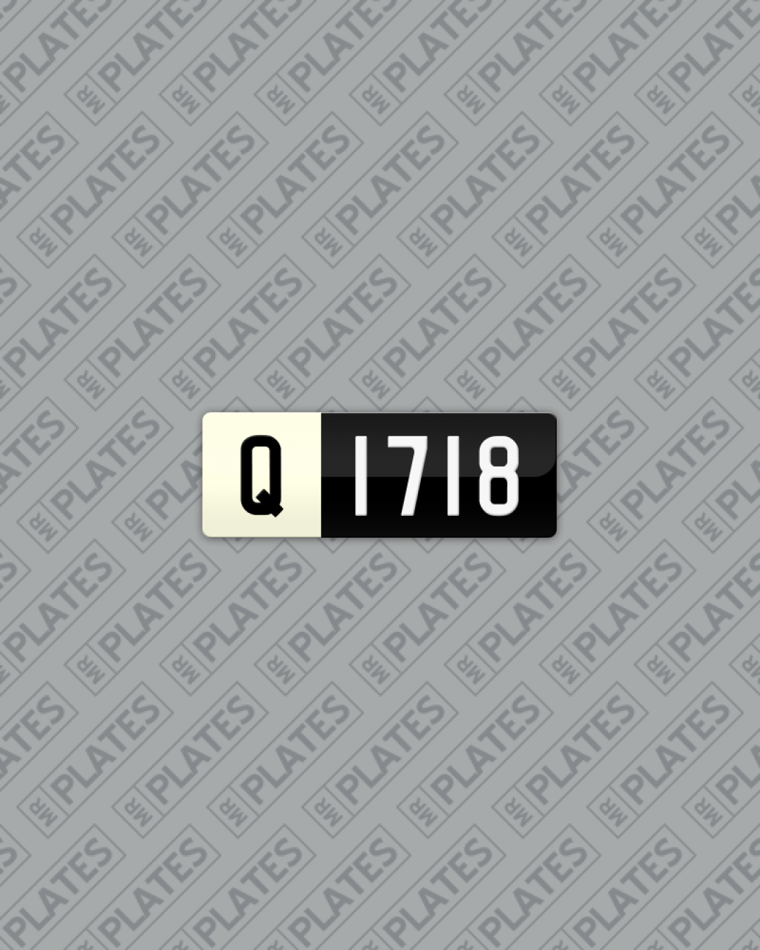 Q1718 Number Plates For Sale, QLD MrPlates