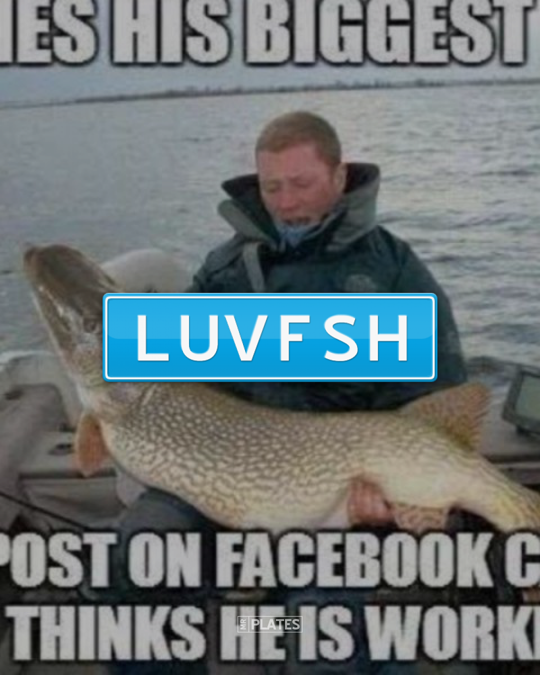LUVFSH (LoveFish/fishing) Number Plates For Sale, VIC MrPlates
