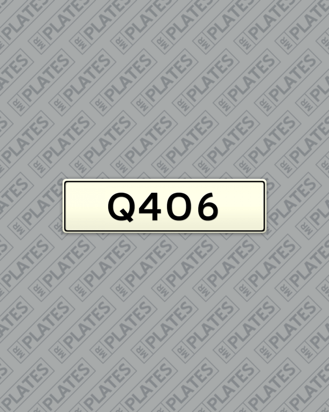 Q406 (Q Plates) Number Plates For Sale, QLD MrPlates