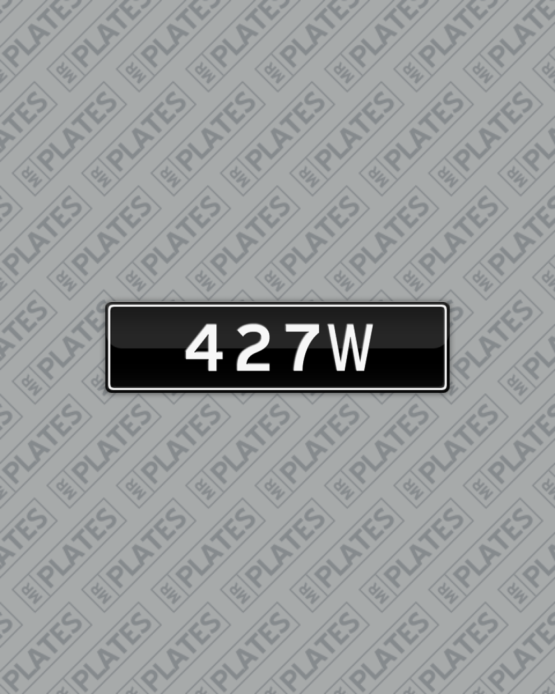 427W (W427 HSV Plate) Number Plates For Sale, NSW - MrPlates