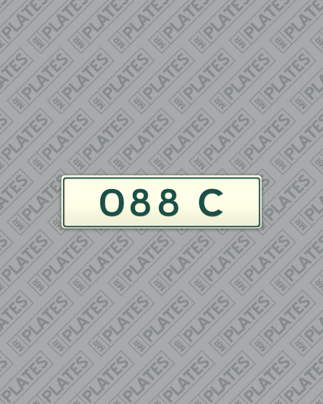 088 C Number Plates For Sale, VIC - MrPlates