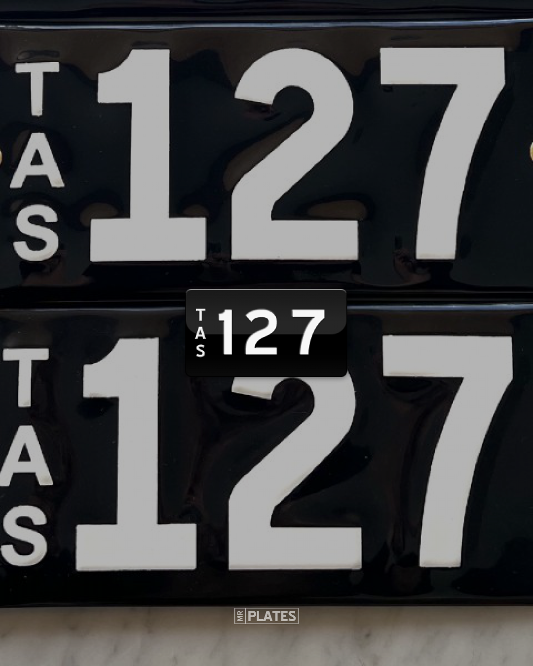 127 (TAS 127 Heritage) Number Plates For Sale, TAS MrPlates